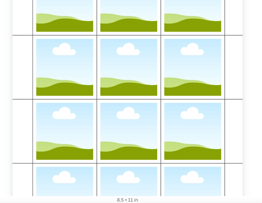 Editable 2x2 Magnet Template