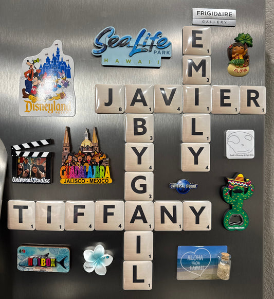 Scrabble Tile Magnets image 0